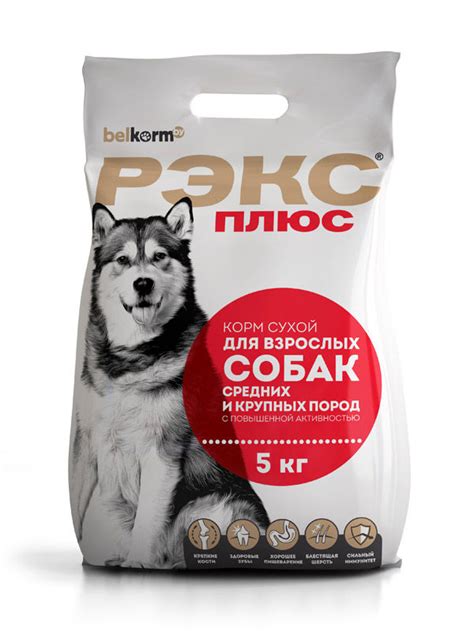 Корм сухой для взрослых собак крупных пород с повышенной активностью ...