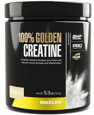 Креатин моногидрат Maxler 100% Golden Creatine 150 грамм — купить ...