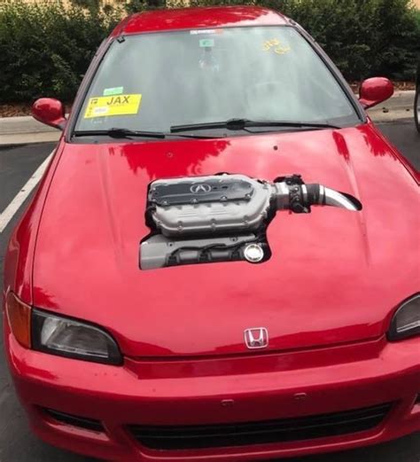 Civic Swap J32a2 Vtec Type S From Acura Cl 2006 With 6speed Lsd Classic Honda Civic 1994