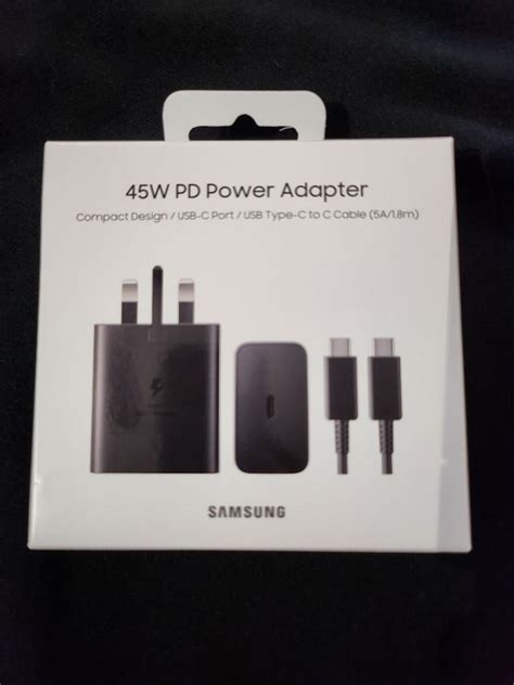 Original Samsung 45W Power Adapter with Cable, Mobile Phones & Gadgets ...