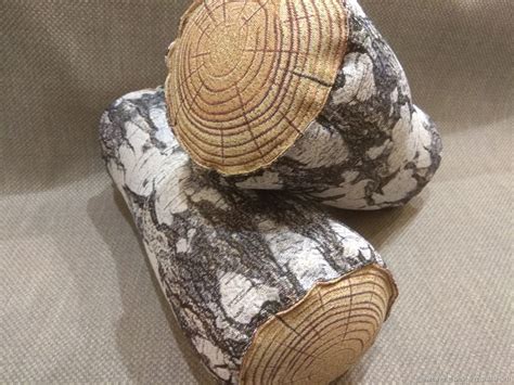 Подушка декоративная "Березовое полено" в интернет-магазине Ярмарка ...