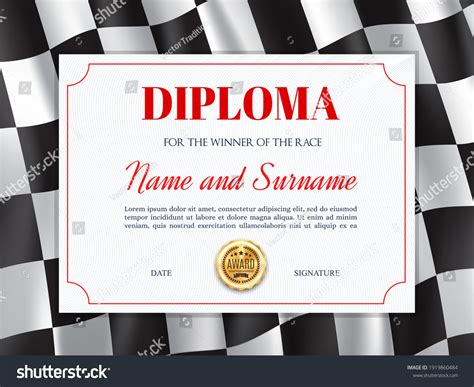 2906 Race Certificate Images Stock Photos And Vectors Shutterstock