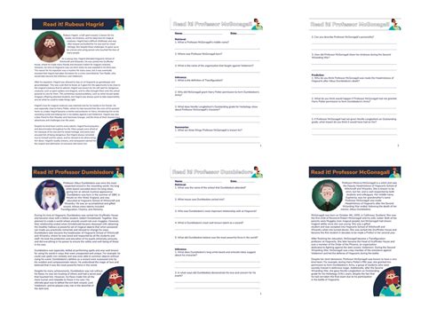 Read It Hogwarts Bundle Teaching Resources