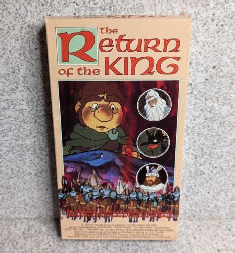 Rankin Bass Jrr Tolkien S The Return Of The King Animated Cartoon Movie Vhs Tape 12569084339 Ebay