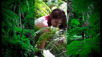 Horny Brunette Naked Out In The Forrest Xnxx