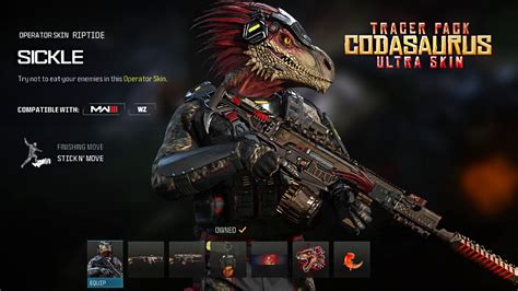Tracer Pack Codasaurus Ultra Skin Store View Season 3 Mw3 Youtube