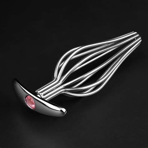 Jeweled Hollow Butt Plugs PCS Metal Anal Sex Toy Anesidora