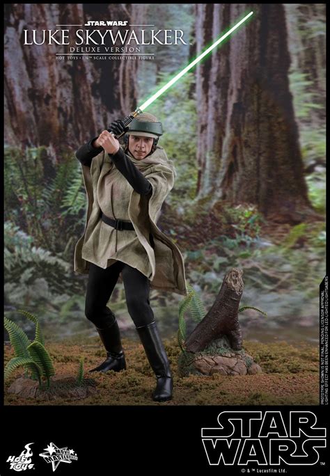 New Return Of The Jedi Luke Skywalker Hot Toys Action Figure Includes A Costume From A Deleted