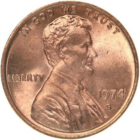 1974 S Uncirculated Lincoln Cent Premium Wholesale Collectible