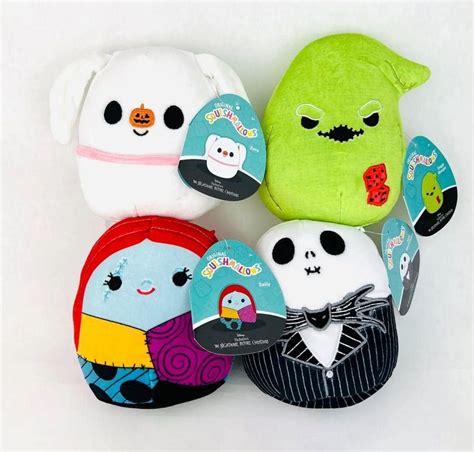 Amazon Squishmallows 5 Set Nightmare Before Christmas 4 Asst