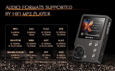 MECHEN MP3 Player Lossless DSD High Resolution Portable Digital Audio