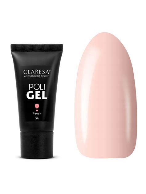 Claresa Poli Gel akrylożel acrygel Peach 30 g 13049089985 Allegro pl