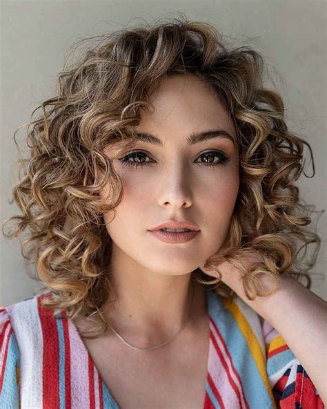 47 Best Short Curly Hair With Bangs To Try This Year Medium Curly