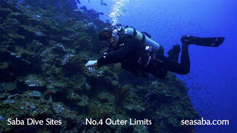 saba dive sites  outer limits dutch caribbean youtube