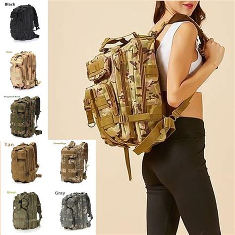 Backpack Assault Pack Large Capacity Army Waterproof Bug Out Bag