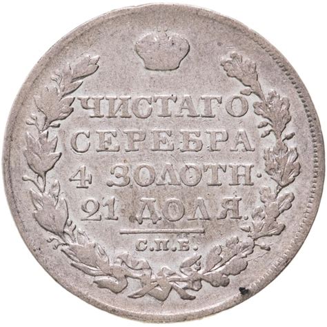 1 рубль 1828 СПБ-НГ стоимостью 19016 руб.