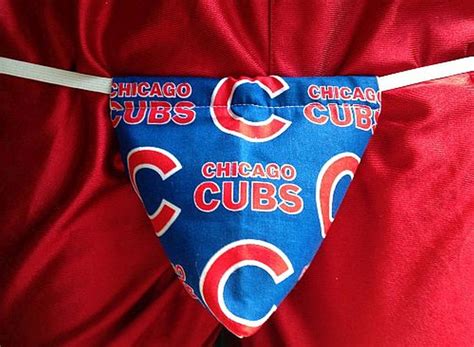 Mens CHICAGO CUBS String Thong Baseball Male Lingerie Underwear Etsy