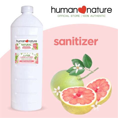 Human Nature Zesty Pomelo Hand Sanitizer 1L Lazada PH