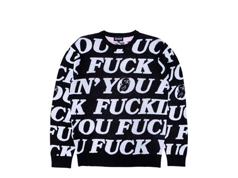 ชอป RipNDip Fuck You Knit Sweater Blackของแทท SASOM