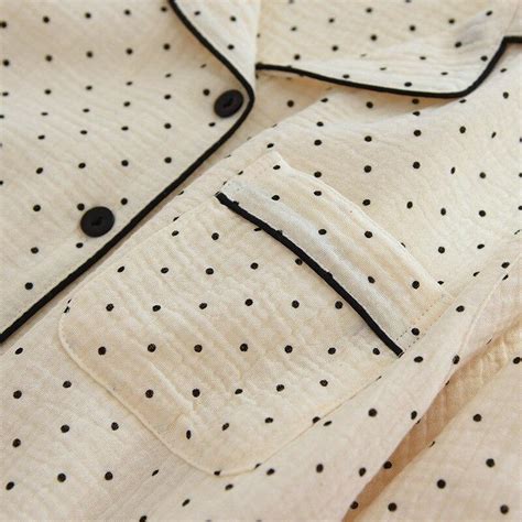 Купить 2025 Весна и Осень Новый Женский Пижамный Комплект 100% ...