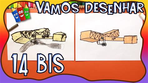 Como Desenhar O 14 Bis DESENHOS E CORES YouTube