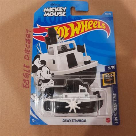 Hot Wheels Disney Steamboat Mickey Mouse Hotwheels Hw Screen Time Shopee Malaysia
