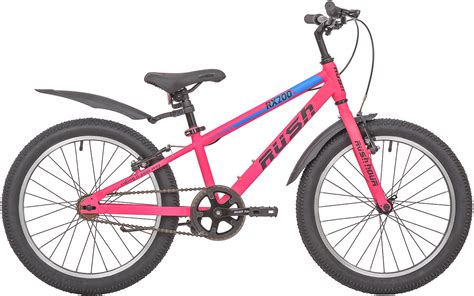 Велосипед подростковый 20" RX 200 V-brake ST 1ск розовый рама 11" RUSH ...