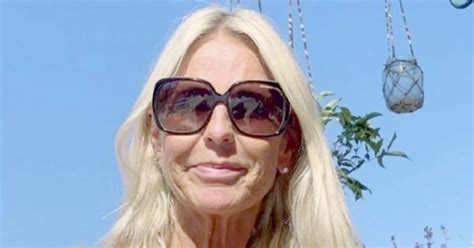 Ulrika Jonsson 53 Sizzles As She Shows Off Tattoos In Skimpy Yellow Bikini Daily Star