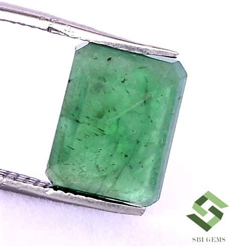 9x7 Mm Certified Natural Emerald Octagon Cut 2 35 CTS Untreated Loose