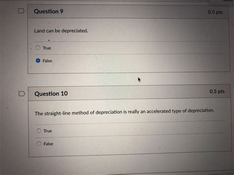 Solved DQuestion 5 0 5 Pts In The Straight Line Method Book Chegg