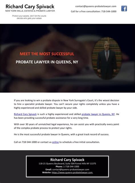 Ppt Meet The Most Successful Probate Lawyer In Queens Ny Powerpoint Presentation Id11755894