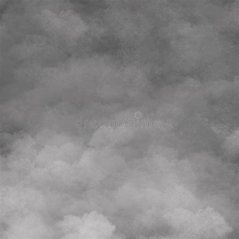 Cloudy Dark Sky, Vintage Gray Watercolor Texture for Backgrounds. Stock ...