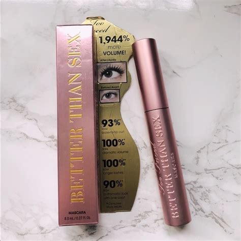 Too Faced Makeup Too Faced Better Than Sex Volume Lengthening Mascara Full Size Poshmark