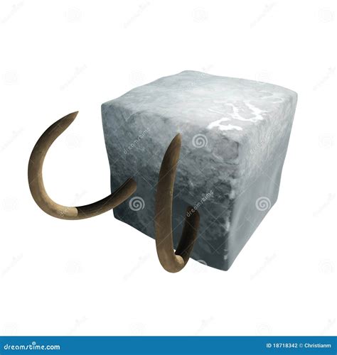 Frozen Mammoth Stock Photography - Image: 18718342