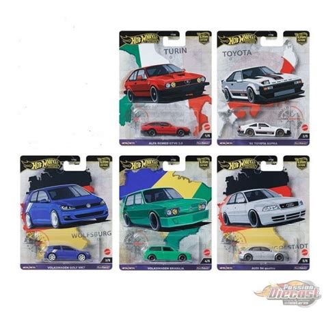 Hot Wheels Car Culture Hw World Tour Release A Set Of Cars Fpy G