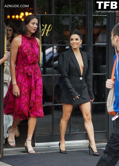 Eva Longoria Sexy Seen Flaunting Her Hot Cleavage And Legs At The Citi Taste Of Tennis Event In