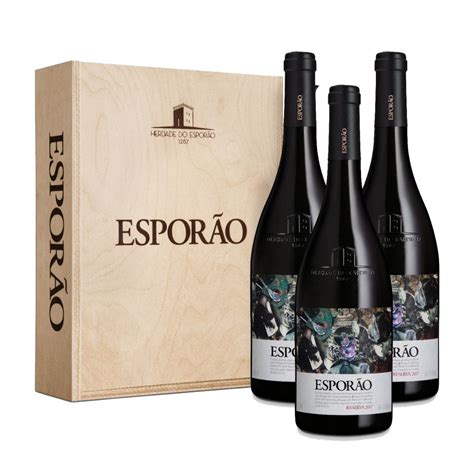 Kit 3 Vinhos Esporão Reserva Tinto 2017 750ml Banca Do Ramon