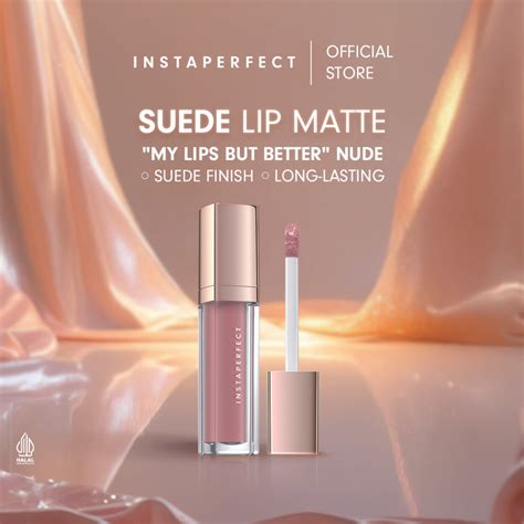Instaperfect Suede Lip Matte MLBB Nude Lip Cream Cover Blurry
