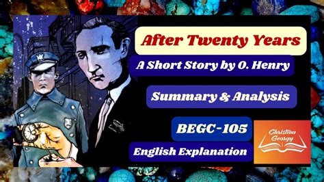 After Twenty Yearso Henryshort Storyamerican Literaturebegc105