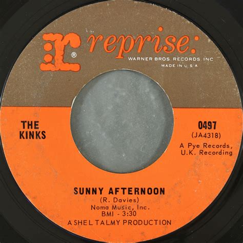 The Kinks Sunny Afternoon 1966 Pitman Pressing Vinyl Discogs