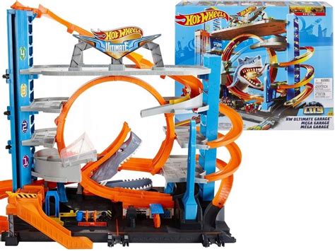Mattel Hot Wheels Zestaw Mega Gara Rekina Ftb Oficjalne Archiwum Allegro