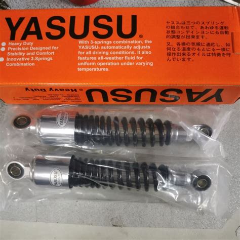 Yamaha Y Rear Absorber Set Yasusu Black Red Shopee Malaysia