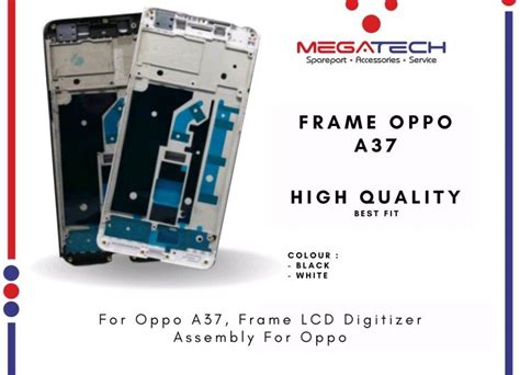 FRAME LCD OPPO A37 BAZEL TULANG TENGAH RANGKA KERANGKA CASING HP OPPO