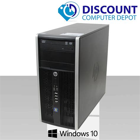 HP 6000 Pro Desktop Computer Intel 2.8GHz 4GB 250GB DVD-RW Win10-64 Home and WIFI