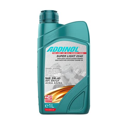 Addinol SUPER LIGHT 0540 SAE 5W-40 - SchatTec Klebstoffe | Kunsstoffw ...