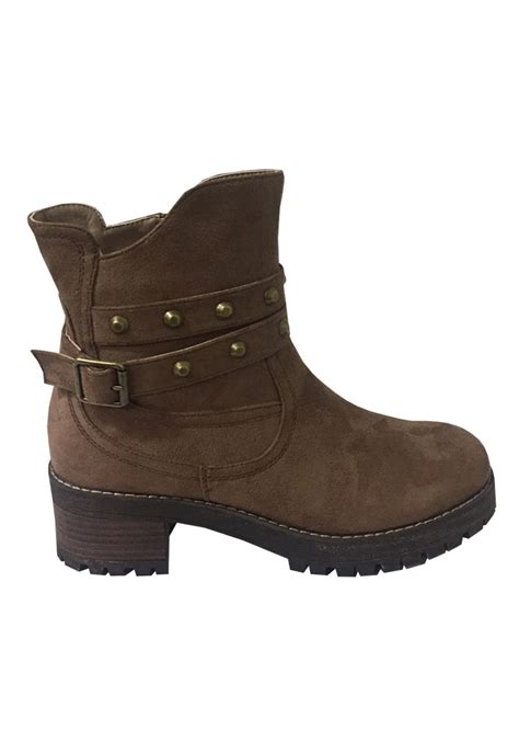 Ripley BOTÍN NUDE GAMUZA ECOLÓGICA ZAV CASUAL