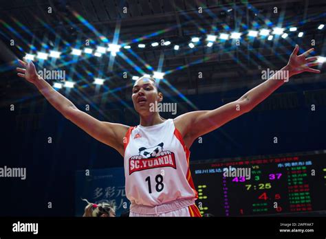 Chengdu China 7 March 2024 The Chinas Wcba League Sichuan Vs