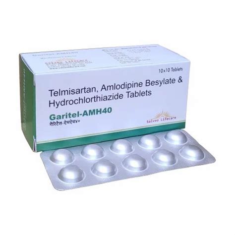 Garitel AMH40 Telmisartan Hydrochlorothiazide Amlodipin Tablet