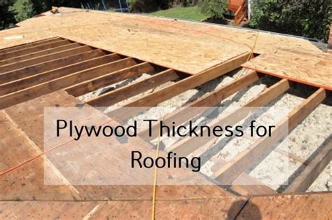 Understanding Plywood Thickness for Roofing