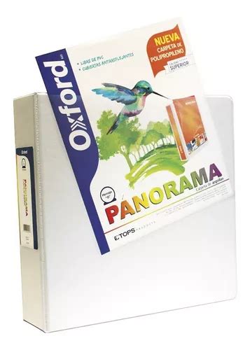 Carpeta Argollas Panorama Herraje O 2 PuLG Bca 6 Pzas En Venta En